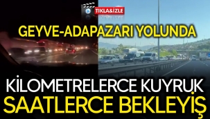 Geyve-Adapazarı yolunda bitmeyen çile!