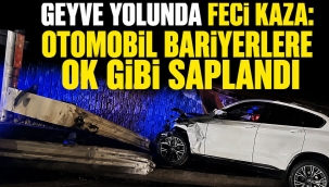 Geyve-Adapazarı yolunda korkutan kaza! 