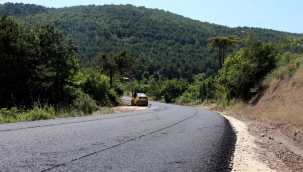 Geyve'de Alıplar yolu yenileniyor