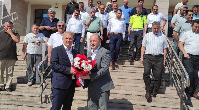 Geyve Kaymakamı Murat Güven Denizli'ye uğurlandı