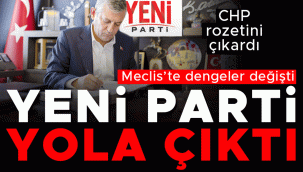 Özel ve ekibi CHP'den istifa etti... 'Yeni Parti' 91 vekille kuruldu