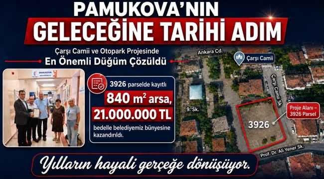 Pamukova'da dev projeye tarihi adım
