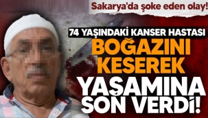 Sakarya'da şoke eden olay! Yaşamına son verdi