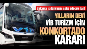 Yılların devi VİB Turizm için konkordato kararı