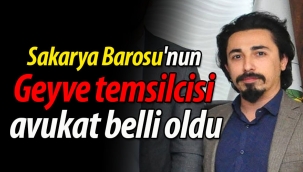Sakarya Barosu'nun Geyve temsilcisi avukat belli oldu