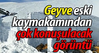 Geyve eski kaymakamından çok konuşulacak görüntü! 