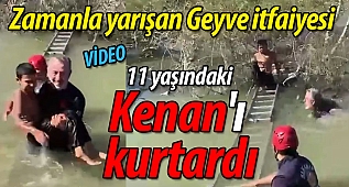 Zamanla yarışan Geyve İtfaiyesi 11 yaşındaki Kenan'ı kurtardı